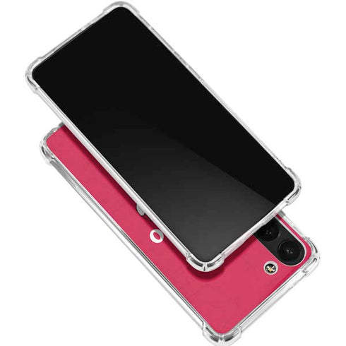 NBA Chicago Bulls Red Distressed Galaxy S24 FE Clear Case